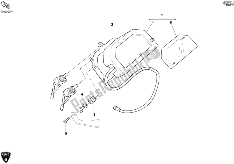 Todas las partes para Metro de Ducati Superbike 998 RS 2003